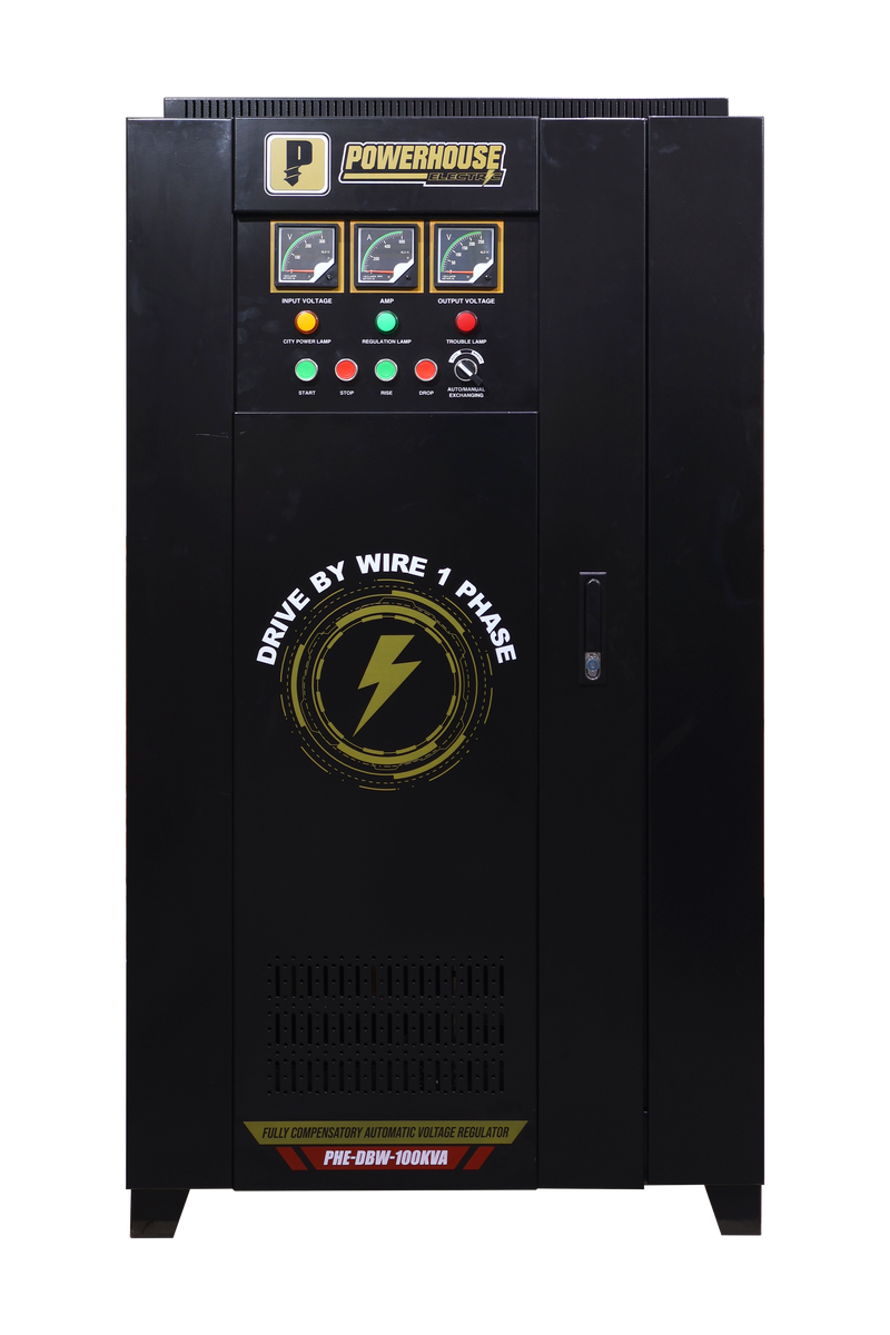 Load image into Gallery viewer, Single Phase Fully Compensatory Automatic Voltage Regulator (Drive By Wire) 100,000VA
