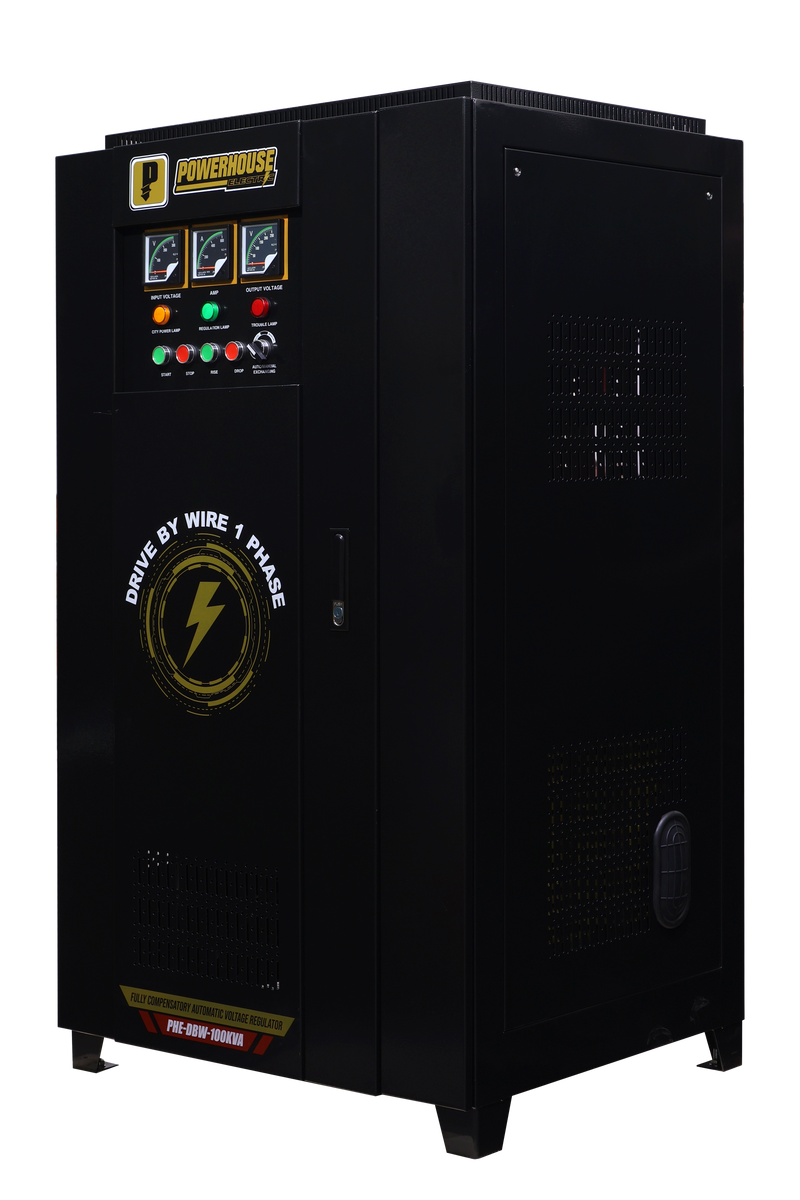 Load image into Gallery viewer, Single Phase Fully Compensatory Automatic Voltage Regulator (Drive By Wire) 100,000VA
