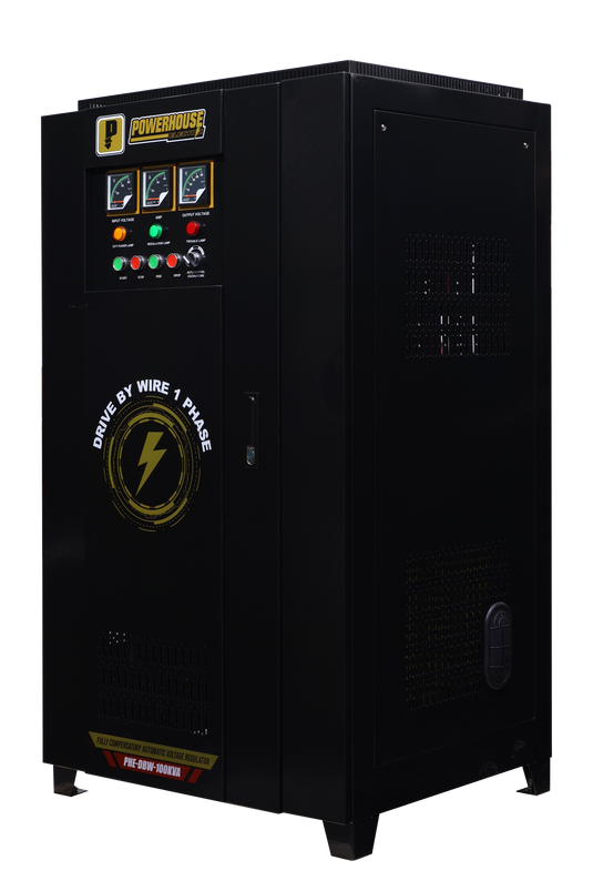 Single Phase Fully Compensatory Automatic Voltage Regulator (Drive By Wire) 100,000VA
