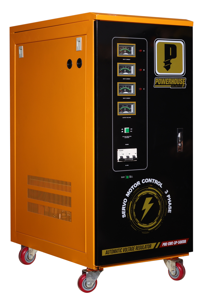 Load image into Gallery viewer, Three Phase Automatic Voltage Regulator (Servo Motor Control) 50,000VA
