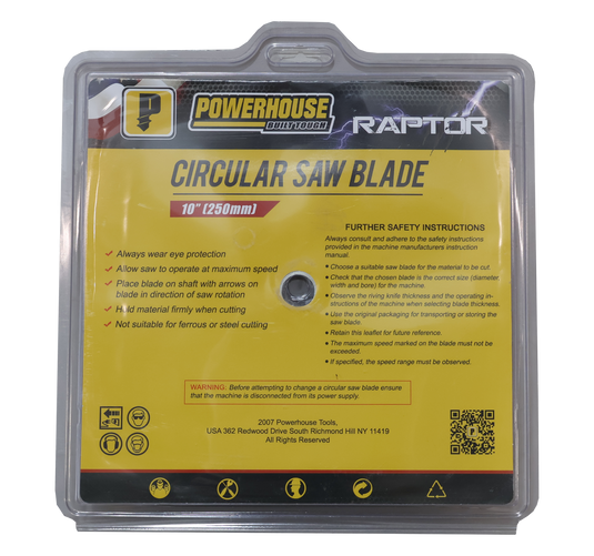 CIRCULAR SAW BLADE - CARBIDE TIP FOR WOOD PH-CSWOOD10X30T