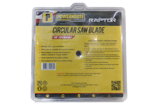 CIRCULAR SAW BLADE CARBIDE TIP FOR WOOD - PH-CSWOOD14X30T