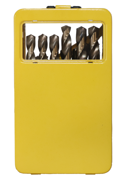 Powerhouse ANSI M35 Cobalt Jobber Drill Bit Tube Pack (Metric)