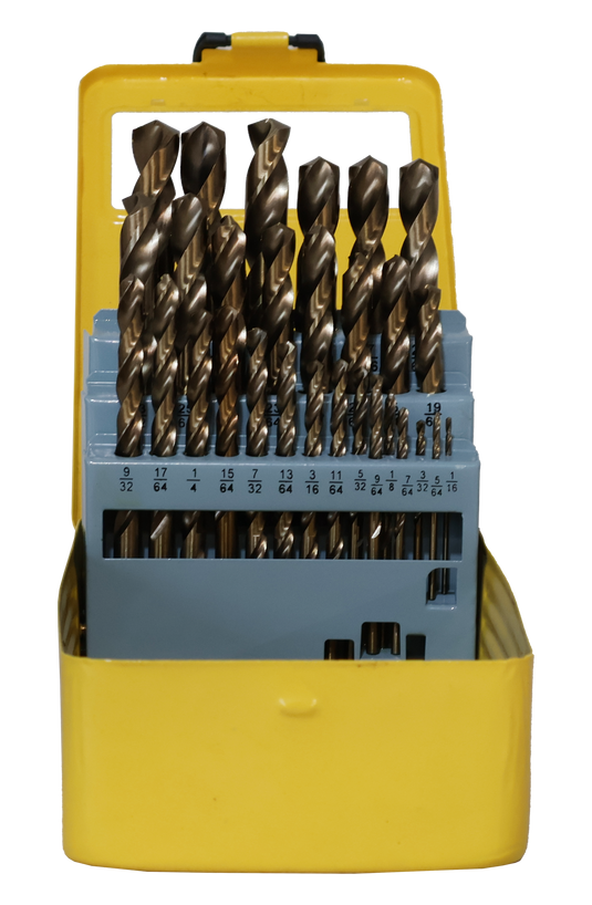 Powerhouse ANSI M35 Cobalt Jobber Drill Bit Tube Pack (Metric)