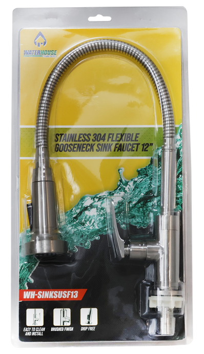 FLEXIBLE GOOSENECK SINK FAUCET - WH-SINKSUSF13