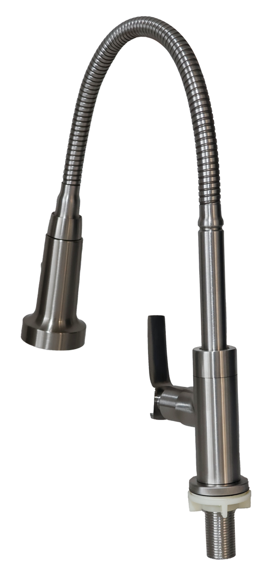 Stainless 304 Flexible Gooseneck Sink Faucet Powerhouse Tools