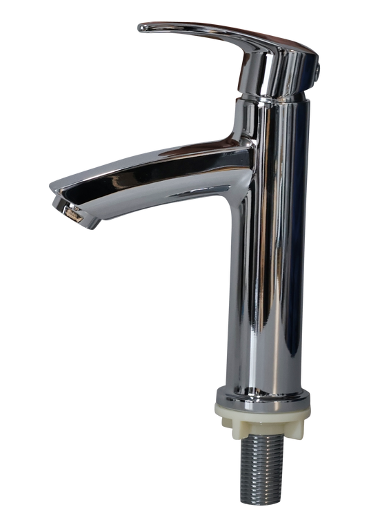 GOOSENECK SINK FAUCET CHROME ALLOY -  WH-CALF-001