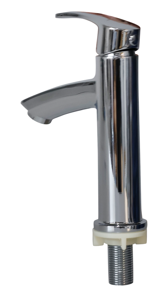 GOOSENECK SINK FAUCET CHROME ALLOY -  WH-CALF-001