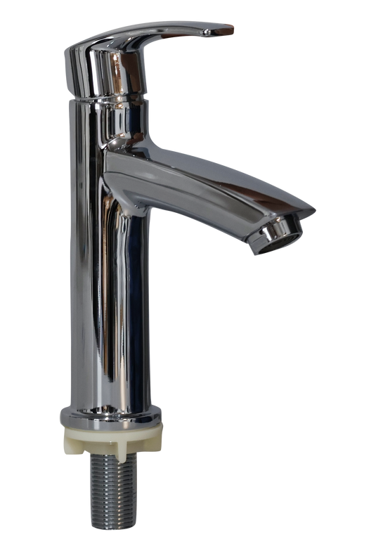 GOOSENECK SINK FAUCET CHROME ALLOY -  WH-CALF-001