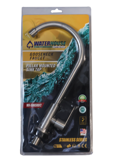 GOOSENECK FAUCET DESIGN F2 - WH-SINKSUSF2