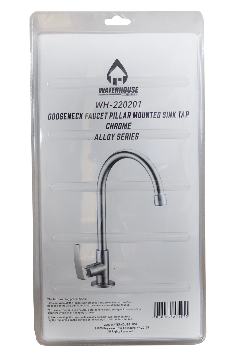 Load image into Gallery viewer, GOOSENECK SINK TYPE 21&quot; FAUCET LONG LEVER HANDLE - WH220201
