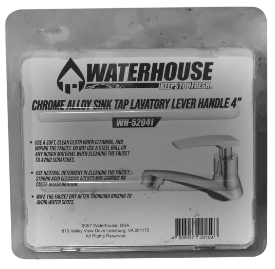 SINK TAP LAVATORY FAUCET 4" LEVER HANDLE - WH-52041