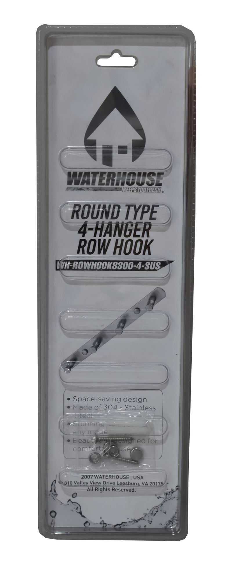 Load image into Gallery viewer, ROUND TYPE ROW HOOK STAINLESS 304 - WH-ROWHOOK8300-4-SUS
