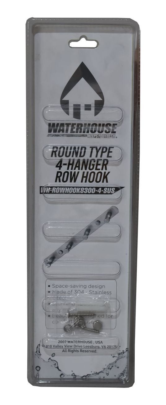 ROUND TYPE ROW HOOK STAINLESS 304 - WH-ROWHOOK8300-4-SUS