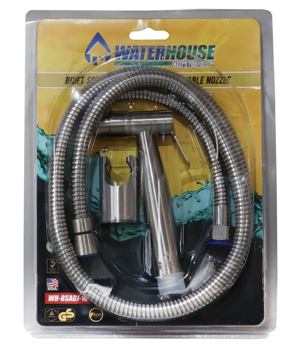 STAINELESS 304 BIDET SPRAYER (ADJUSTABLE NOZZLE) - WH-BSADJ-18