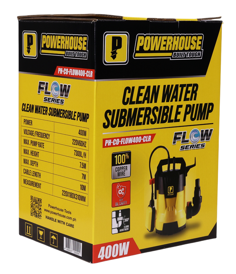 Load image into Gallery viewer, Powerhouse Clear Water Submersible Pump Flow Series

