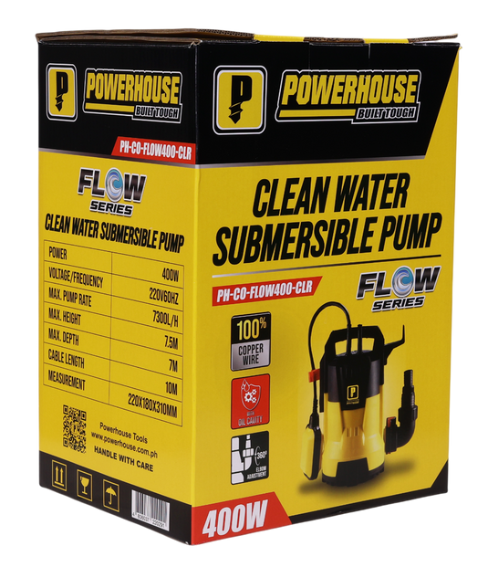 Powerhouse Clear Water Submersible Pump Flow Series