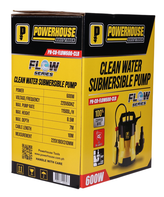 Powerhouse Clear Water Submersible Pump Flow Series
