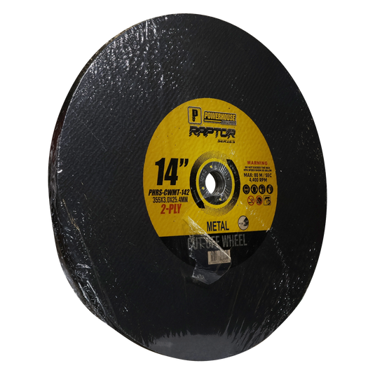 RAPTOR SERIES ABRASIVE CUT-OFF WHEEL FOR METAL 2-PLY - PHRS-CWMT-142