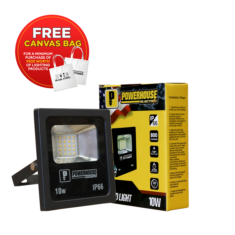 Load image into Gallery viewer, POWERHOUSE ELECTRIC LED FLOODLIGHT WARM WHITE PHEFDL-10W-WW
