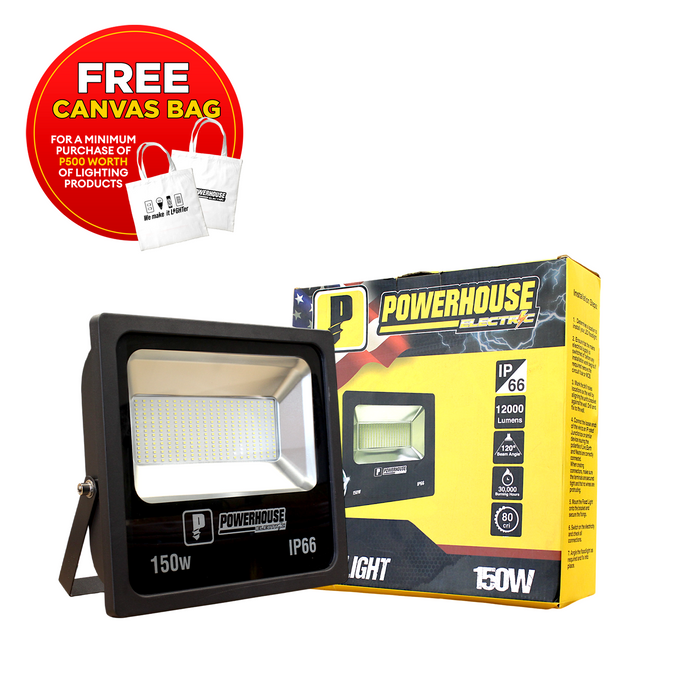 POWERHOUSE ELECTRIC LED FLOODLIGHT DAYLIGHT PHEFDL-150W-DL