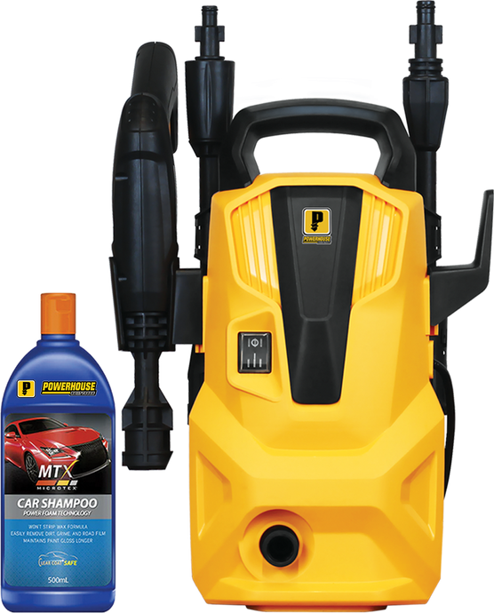 HANDY PRESSURE WASHER + MICROTEX CAR SHAMPOO BUNDLE