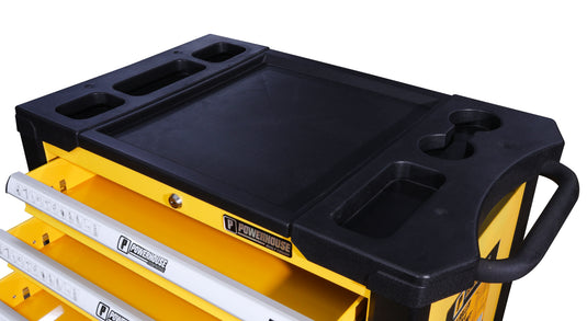 Tool Box Roller Cabinet With 4 Drawers and Cabinet