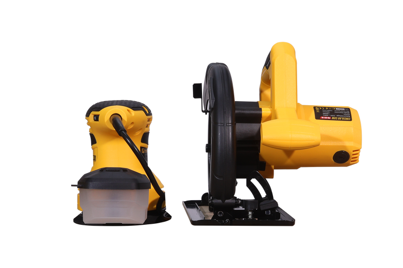 Load image into Gallery viewer, Power Combo: Circular Saw 1,400W and Random Orbital Sander 400W Set
