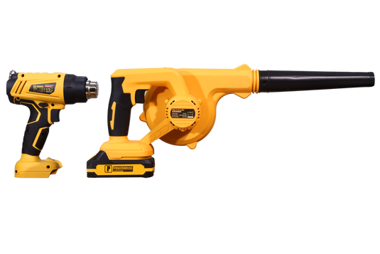 Power Combo Cordless Heat Gun 20V and Cordless Air Blower 20V Set