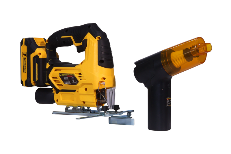 Load image into Gallery viewer, Power Combo: Cordless Jigsaw 20V and Portable Vacuum Cleaner 55W Set
