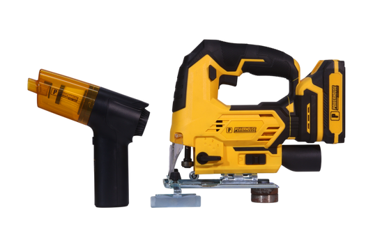 Power Combo: Cordless Jigsaw 20V and Portable Vacuum Cleaner 55W Set