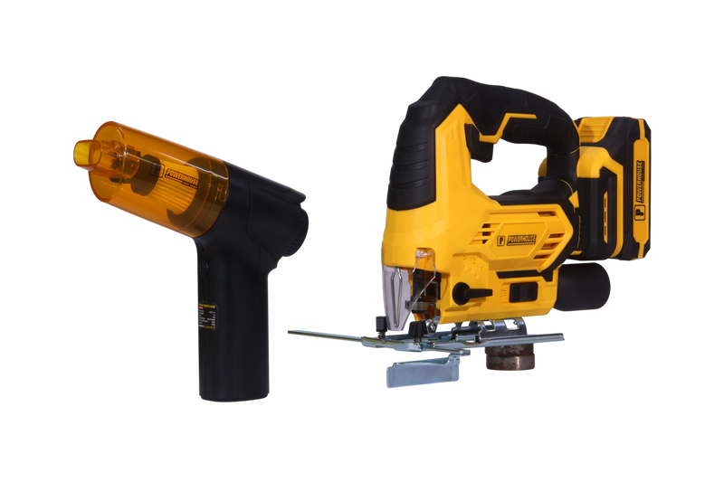 Load image into Gallery viewer, Power Combo: Cordless Jigsaw 20V and Portable Vacuum Cleaner 55W Set
