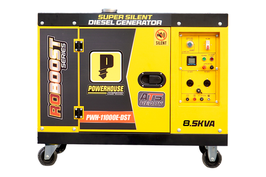 Diesel Generator w/Battery For Electric Start  (PWH-11000E-DST)