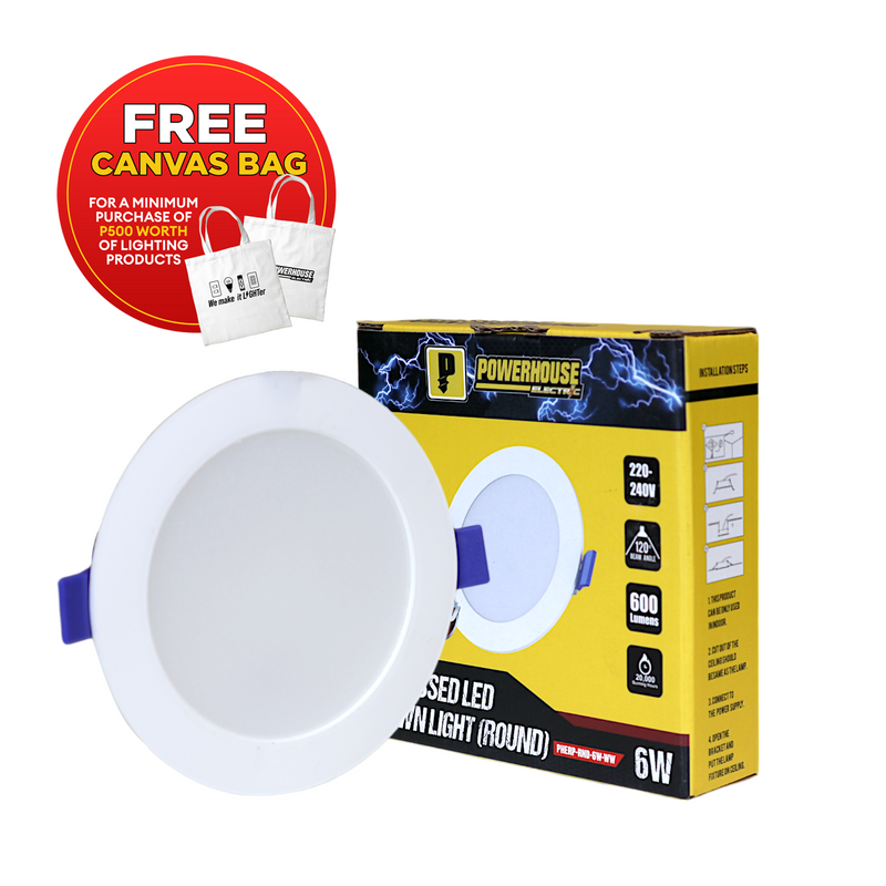 Load image into Gallery viewer, LED Recessed Downlight Round 6W Warm White
