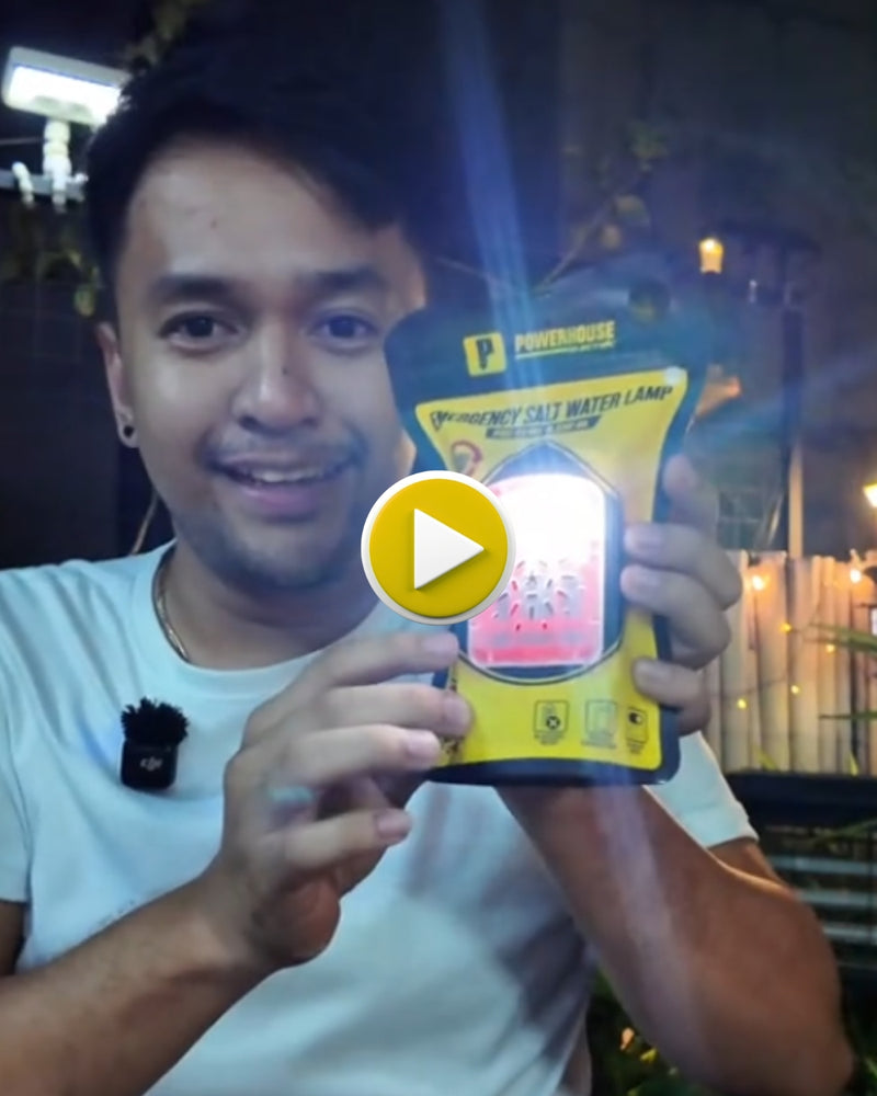 Emergency Salt Water Lamp - @iamadrian07
