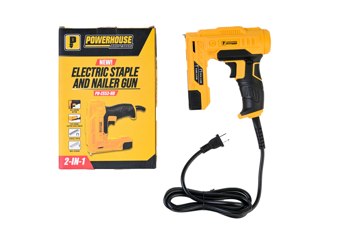 Electric 2-in-1 Staple And Nailer Gun