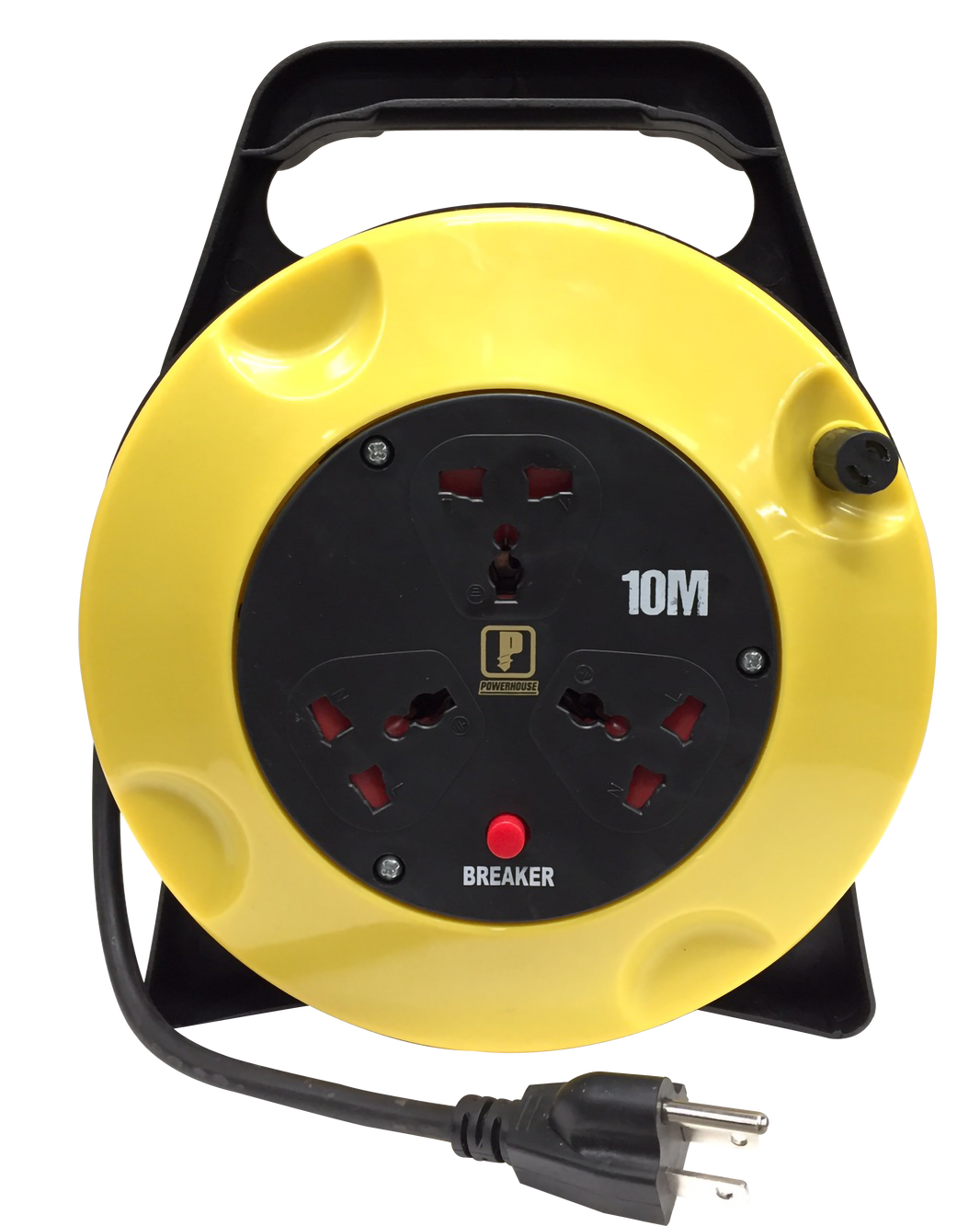 Extension Wheel 10M w/ 3 Gang Universal Outlet – Powerhouse Tools