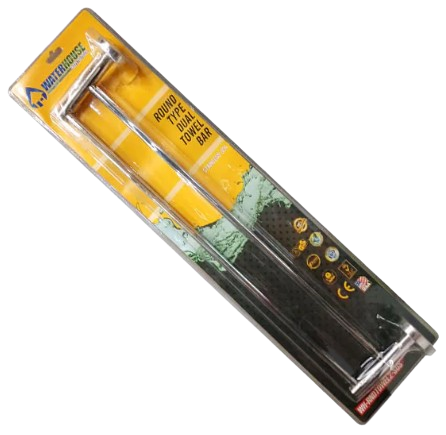 Round Type Dual Towel Bar Stainless 304