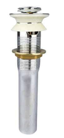 P.O. Plug w/ Chrome Plated Brass Pop-Up Cover 1-1/4