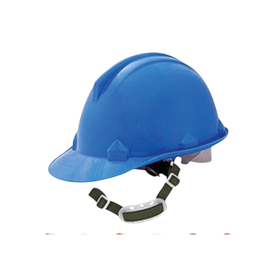 ABS Plastic Safety Helmet H.D. w/ Chin Strap